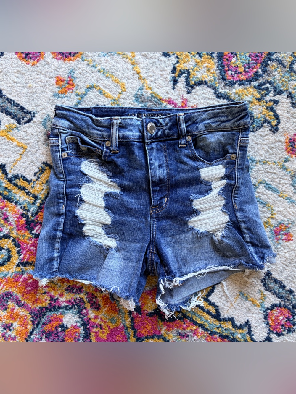 American Eagle Hi Rise Shortie size 8